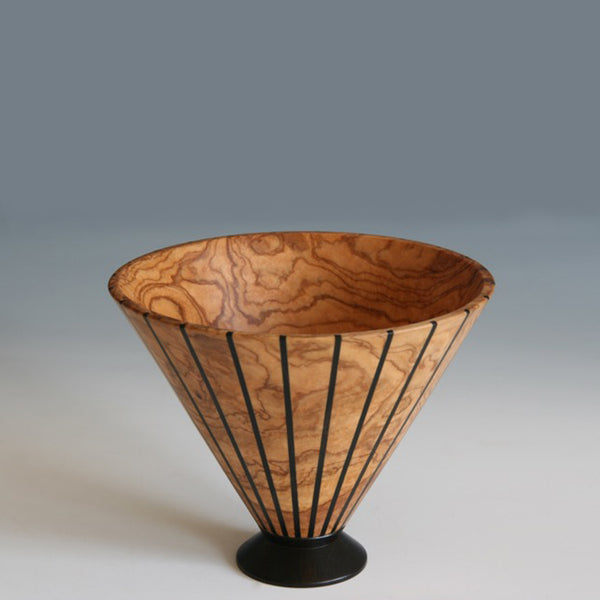 Cone Bowl With Lines